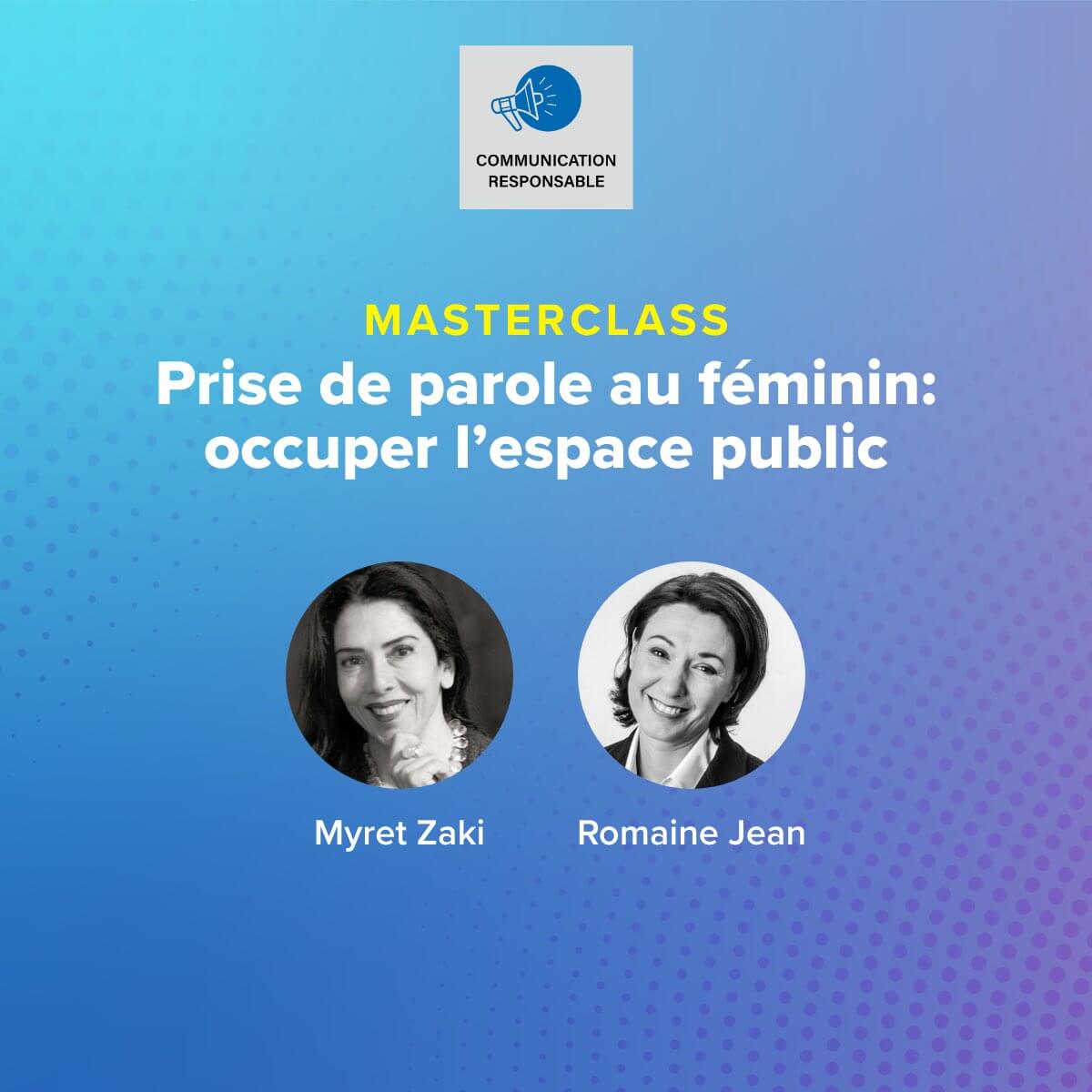 Stage de prise de parole au féminin